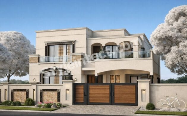 Affordable Architect Exterior Design for a Modern Two-Storey House