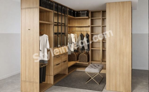Modern Walk-In Wardrobe Design for Smart and Stylish Bedroom Storage