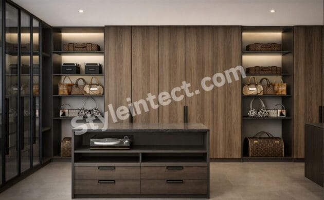 Modern Wooden Wardrobe Design with Smart Storage for Elegant Homes