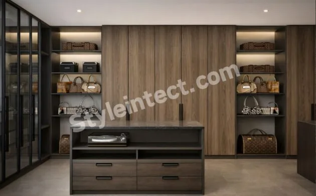 Modern Wooden Wardrobe Design with Smart Storage for Elegant Homes