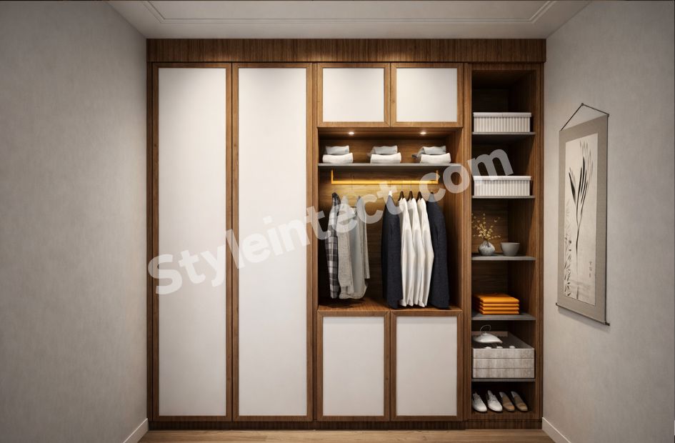 Modern Wooden Wardrobe Design