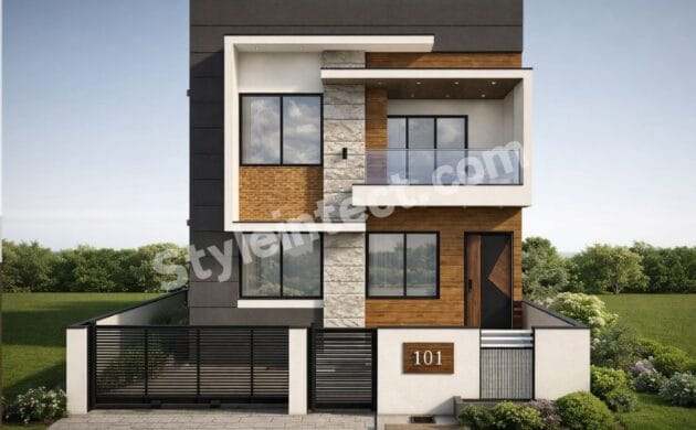 Affordable Architect Exterior Design for a Modern Two-Storey House