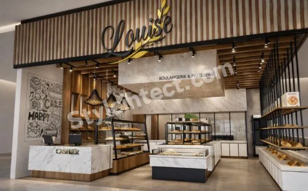 Modern Bakery Interior Design for a Premium Boulangerie, Patisserie & Café