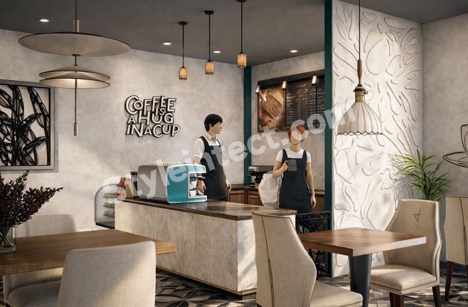 Modern Café Interior Design: Contemporary Coffee Shop Interior Design Ideas for a Stylish Commercial Space