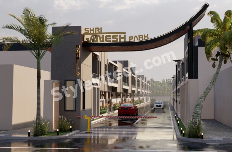 Modern Gated Community Villa Design with Luxury House Front Elevation and Contemporary Residential Planning