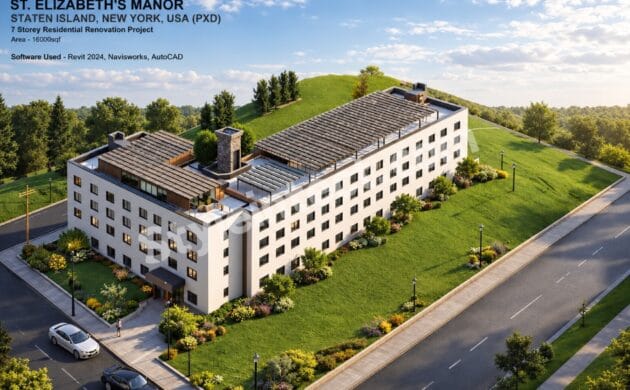 Revit BIM Modeling Services for St. Elizabeth's Manor Residential Renovation