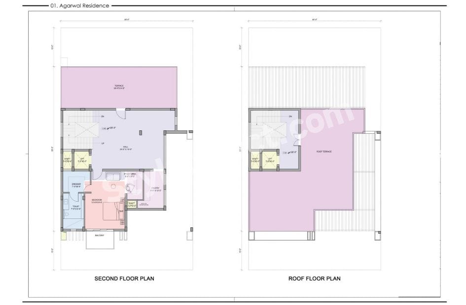 2D & 3D Architectural Design Services for a Modern Multi-Floor Residence