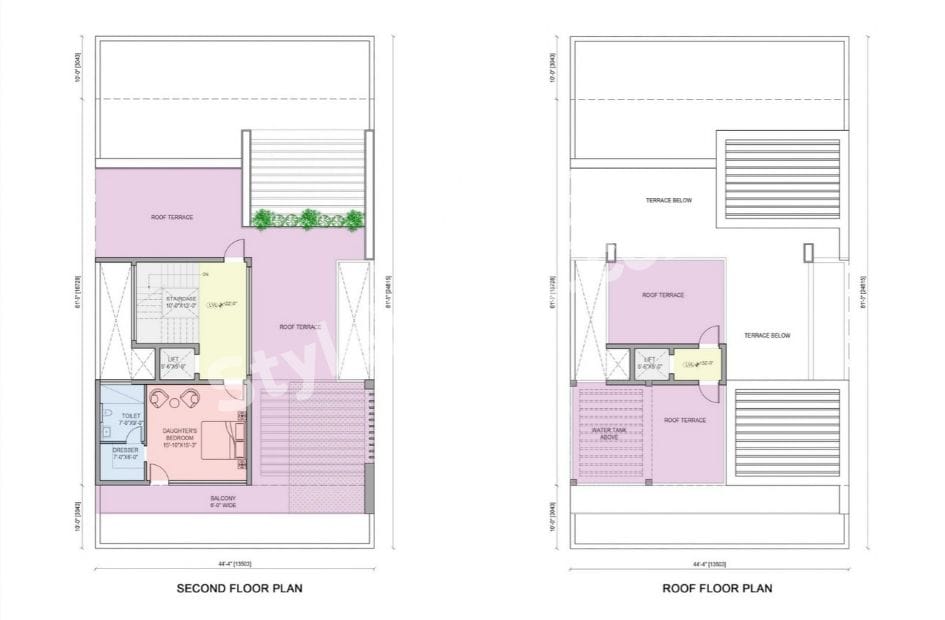 2D and 3D Architectural Layout Services for a Detailed Multi-Level Residential Design