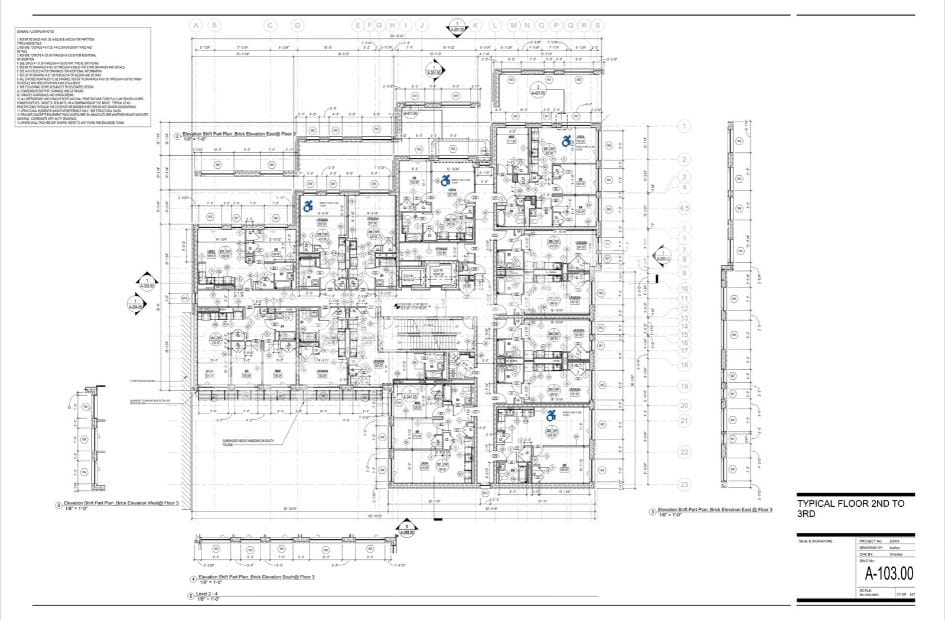 Revit BIM Modeling Services for a 7-Storey Residential Building in New York