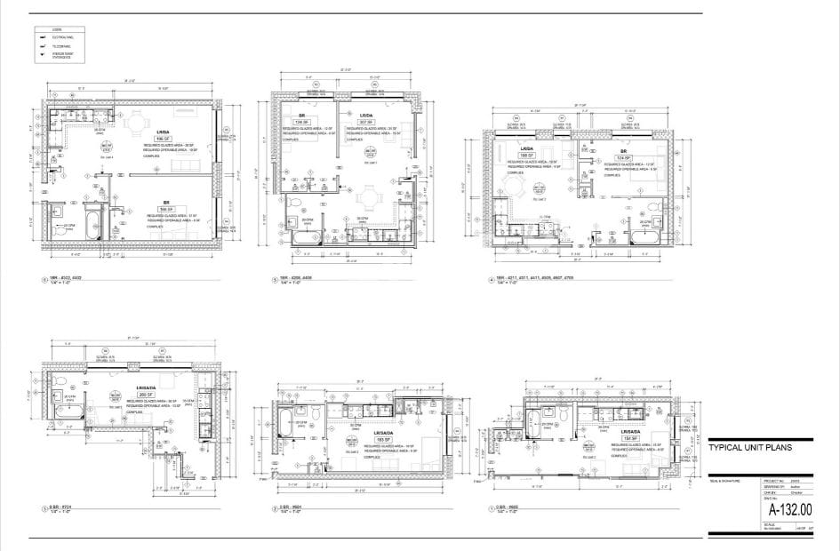 Revit BIM Modeling Services for a 7-Storey Residential Building in New York