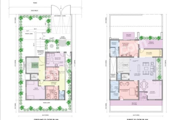 2D and 3D Architectural Layout Services for a Detailed Multi-Level Residential Design