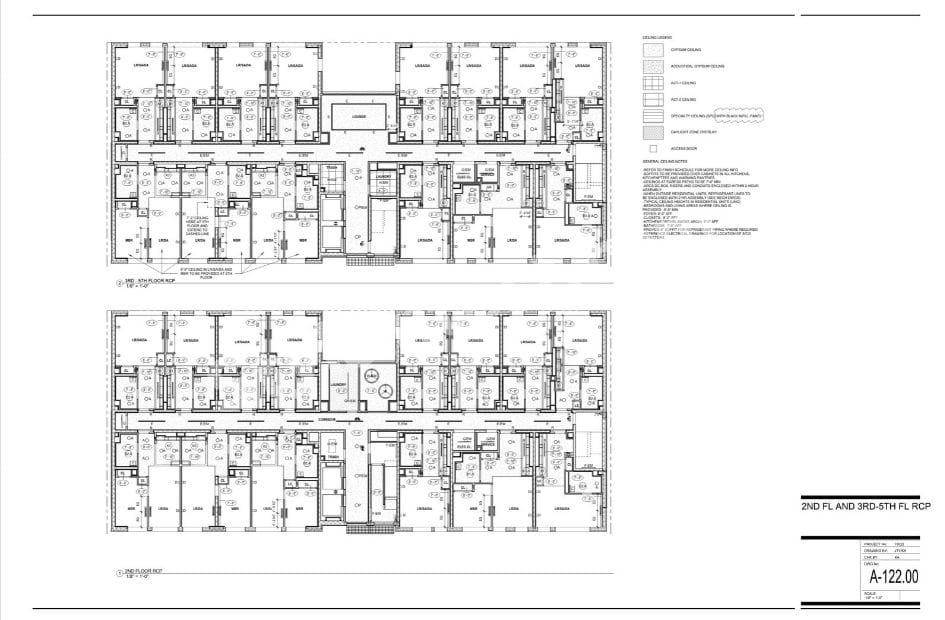 Revit BIM Modeling Services for a Detailed 7-Storey Residential Building Project