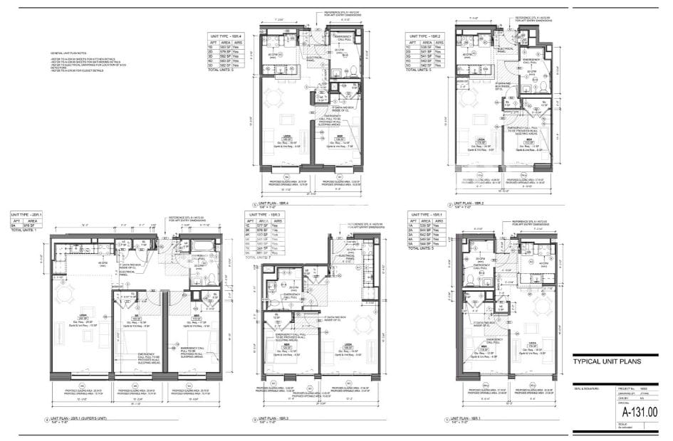 Revit BIM Modeling Services for a Detailed 7-Storey Residential Building Project