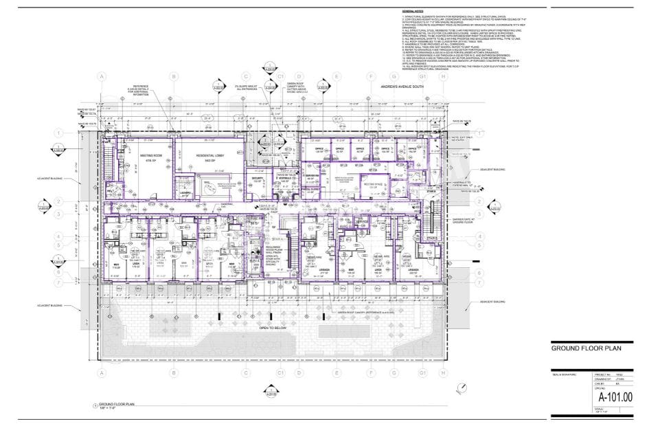 Revit BIM Modeling Services for a Detailed 7-Storey Residential Building Project