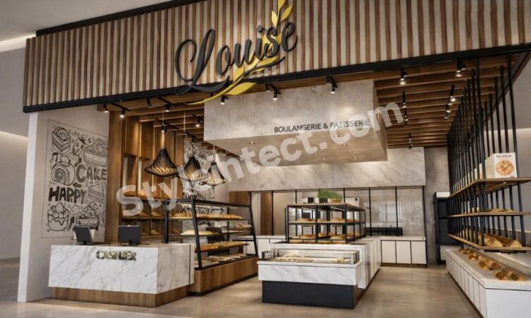 Modern Bakery Interior Design for a Premium Boulangerie, Patisserie & Café