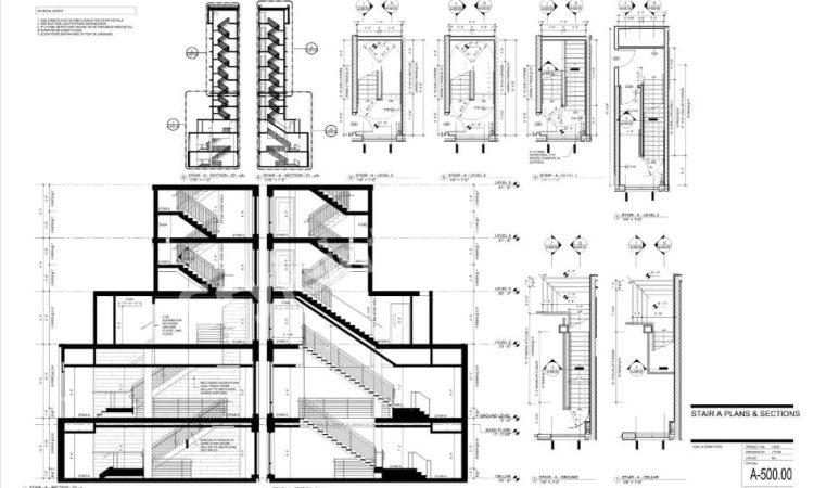 Revit BIM Modeling Services for a Detailed 7-Storey Residential Building Project